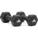 Гантелі Adidas Dumbbells чорний 5 кг, чорні