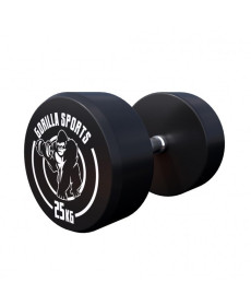 Гантель прогумована Gorilla Sports 25 кг