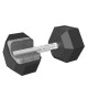 Набір гантелей Tunturi Platinum Hex Rubber 1–10 кг