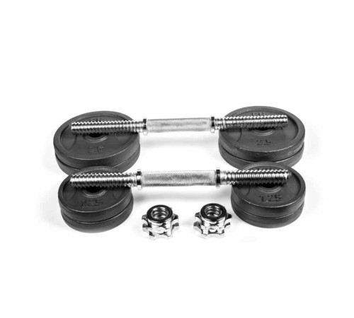 Гантелі розбірні металеві RN-Sport 2 х 6 кг