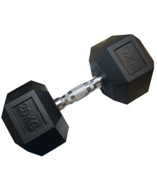 Гантель шестигранна KUBISPORT 20 кг
