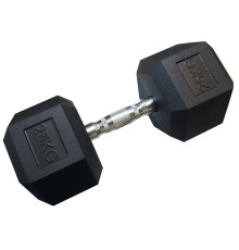 Гантель шестигранна KUBISPORT 25 кг