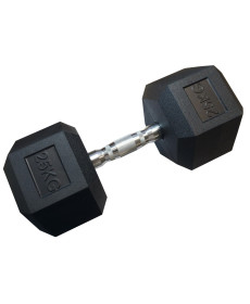 Гантель шестигранна KUBISPORT 25 кг