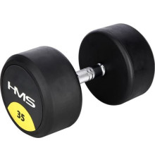 Гантель прогумована HMS HG PRO, 35 кг