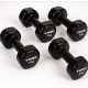 Гантелі вінілові York Fitness 2 х 5 кг, чорні