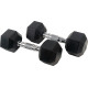 Гантель прогумована UnderFit ‎‎UF57 40 кг
