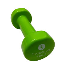 Гантель для фитнеса виниловая Sveltus 1.5 кг (SLTS-1187-9)