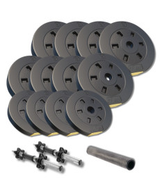 Гантелі 2 в 1 Besport PowerPro 52 кг з перехідником