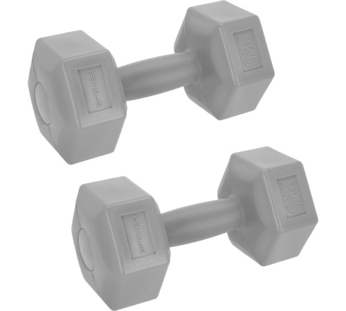 Гантелі вінілові Spokey MONSTER 2 x 3 кг