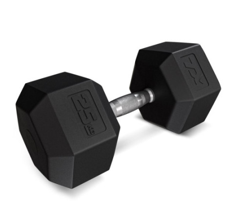 Гантеля шестигранна Trex Sport TX-250RD 25 кг