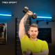 Гантеля шестигранна Trex Sport TX-250RD 25 кг