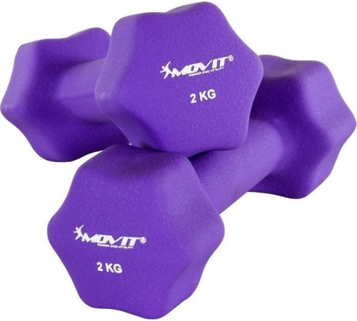 Неопренові гантелі Movit M29319 2 х 2 кг Неопренові гантелі Movit M29319 2 х 2 кг