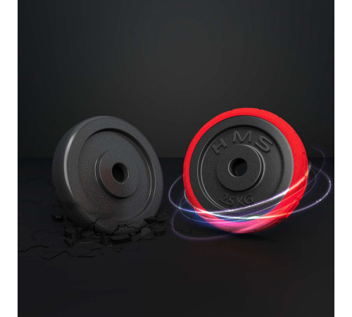 Гантелі розбірні HMS SGGX20 з перехідником для штанги, 20 кг