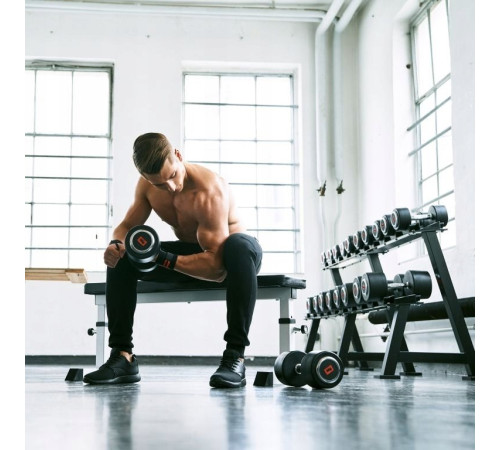 Гантель прогумована Gorilla Sports 27,5 кг