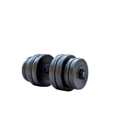 Гантель розбірна RN-Sport StrongMan 31 кг з розширювачем грифа