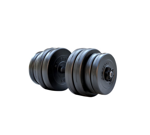 Гантель розбірна RN-Sport StrongMan 31 кг з розширювачем грифа