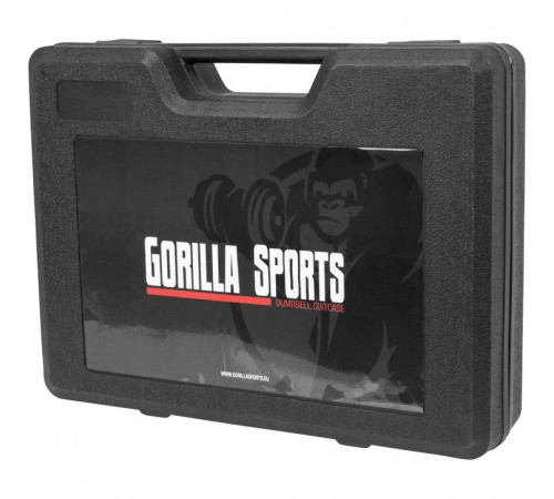 Гантелі розбірні у кейсі Gorilla Sports 2 x 10 кг