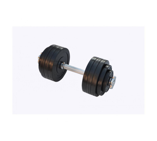 Гантель гумова набірна Rn-Sport 20 кг