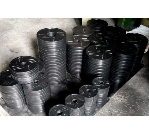 Гантель гумова набірна Rn-Sport 20 кг