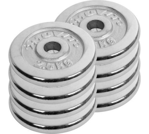 Гантелі розбірні хромовані Movit M09509 2 x 15 кг