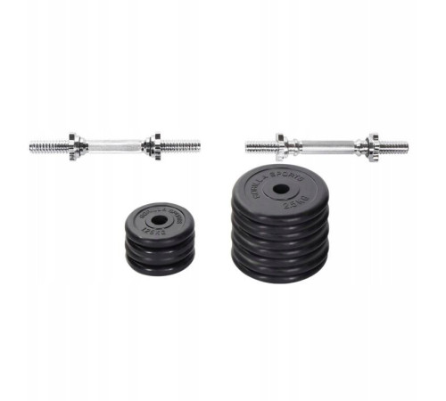 Гантелі розбірні Gorilla Sports 2 x 15 кг