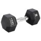 Гантель шестигранна HMS HEX PRO, 16 кг