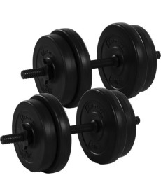 Гантелі розбірні бітумні Movit 2 х 10 кг