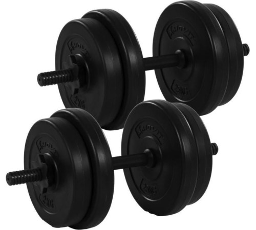 Гантелі розбірні бітумні Movit 2 х 10 кг