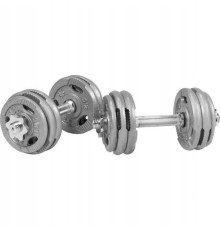 Гантелі чавунні розбірні Gorilla Sports 2 x 15 кг