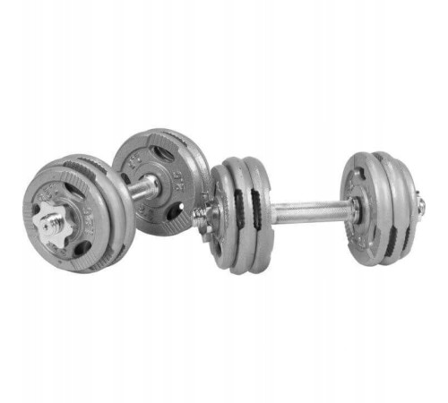 Гантелі чавунні розбірні Gorilla Sports 2 x 15 кг