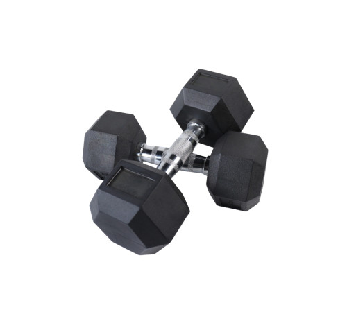 Гантель шестигранна inSPORTline Hexsteel 15 кг