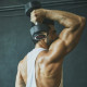 Гантель прогумована Gorilla Sports 30 кг