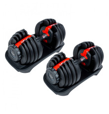 Гантель регульована VNK 60205, чорно-черона