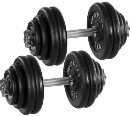 Гантелі розбірні чавунні Movit 2 х 30 кг