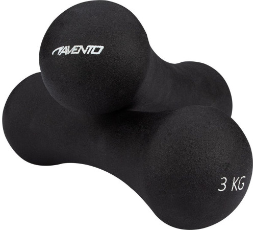 Вінілові гантелі Avento 42DC-BLK 2 х 3 кг Вінілові гантелі Avento 42DC-BLK 2 х 3 кг