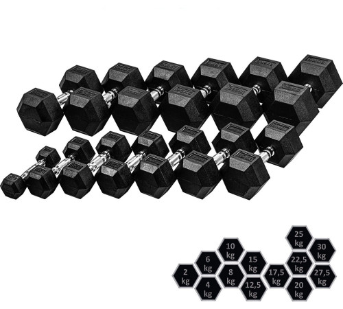 Гантелі шестигранні Movit 2 х 4 кг