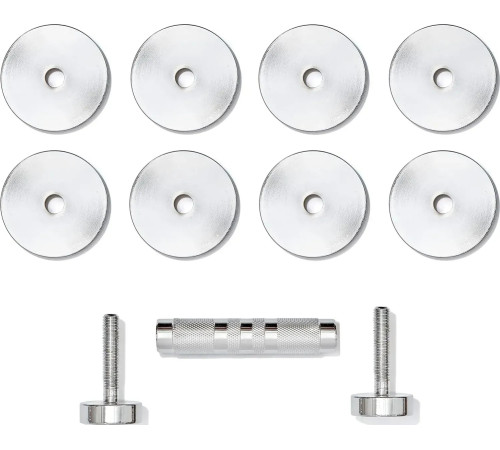 Гантель регульована Adidas Adjustable Chrome Dumbbell 1-5 кг