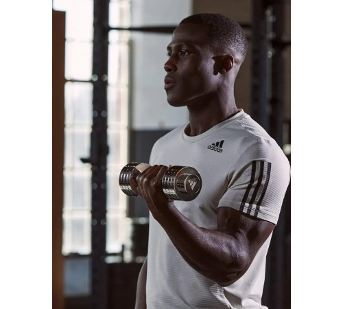 Гантель регульована Adidas Adjustable Chrome Dumbbell 1-5 кг