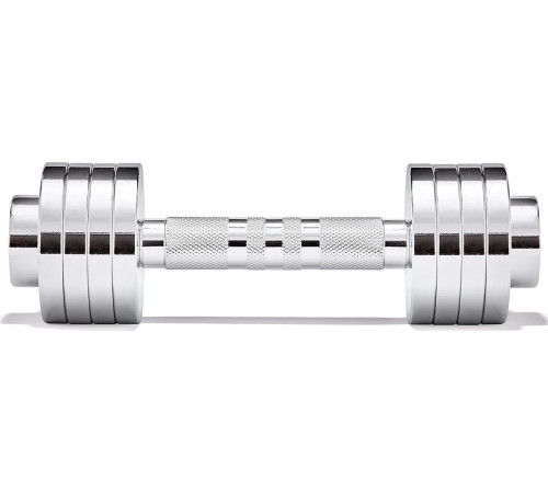 Гантель регульована Adidas Adjustable Chrome Dumbbell 1-5 кг