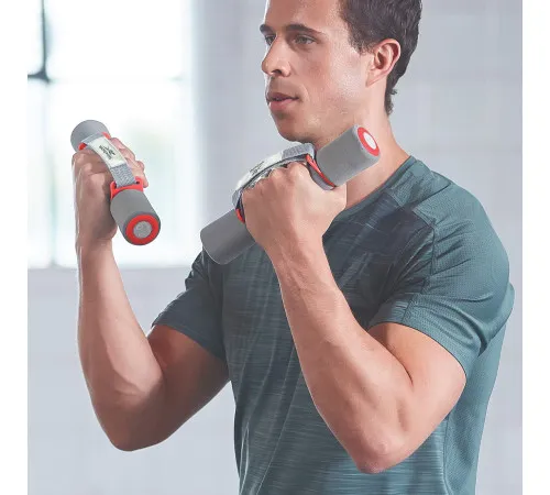 Гантелі з ручками REEBOK RAWT-11062RD, 2 x 2 кг