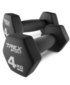 Гантелі неопренові TREX Sport TX-040VD 2 x 4 кг