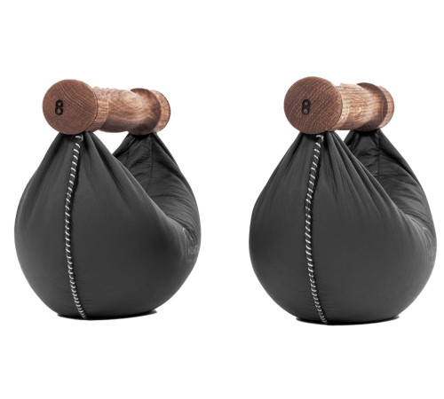 Гантелі NOHRD SwingBell Дуб Вінтаж 2 х 8 кг
