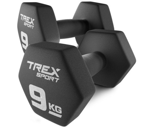 Гантелі неопренові TREX Sport TX-090VD 2 x 9 кг