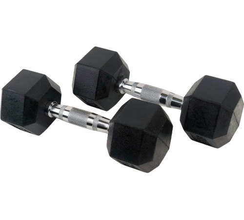 Гантель UnderFit UF51 прогумована 1 х 25 кг Гантель UnderFit UF51 прогумована 1 х 25 кг