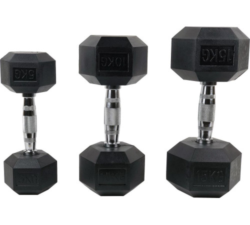 Гантель UnderFit UF51 прогумована 1 х 25 кг Гантель UnderFit UF51 прогумована 1 х 25 кг
