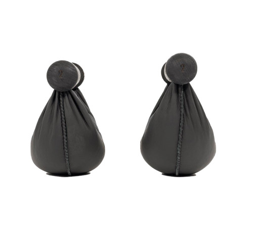 Гантелі NOHRD SwingBell Чорний Бук 2 х 2 кг