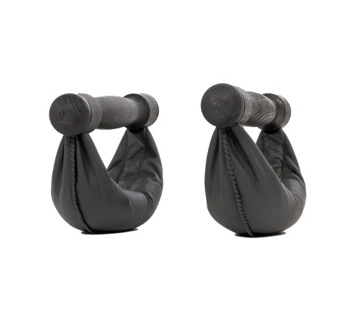 Гантелі NOHRD SwingBell Чорний Бук 2 х 2 кг