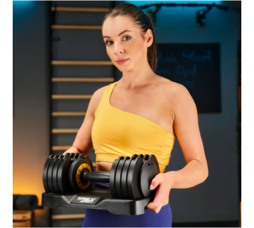 Гантель розбірна Trex Sport 2 - 11,5 кг чорний