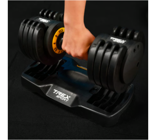 Гантель розбірна Trex Sport 2 - 11,5 кг чорний