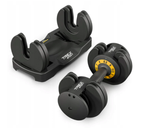 Гантель розбірна Trex Sport 2 - 11,5 кг чорний